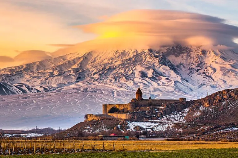Mount Ararat from Armenia. 