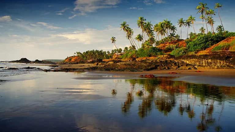 Idyllic beach of Goa