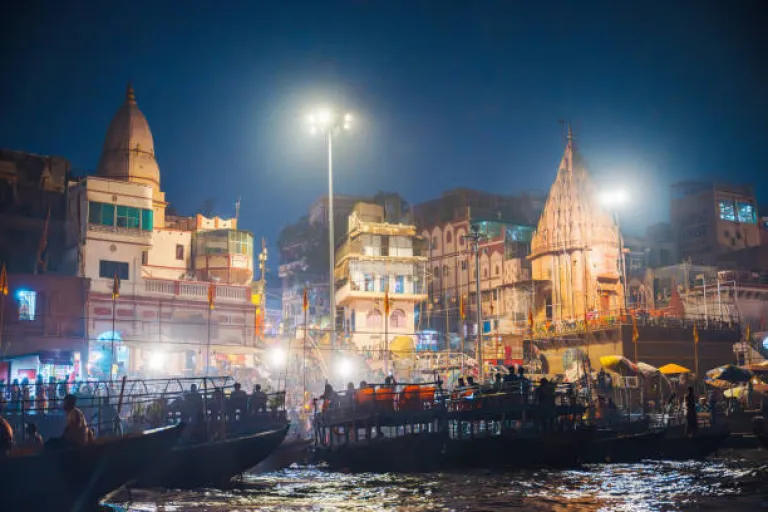 Varanasi, Uttar Pradesh, Diwali by the Ganges