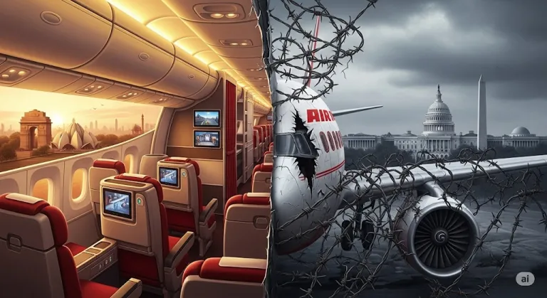 Flight suspension due to aircraft shortages and airspace closure.