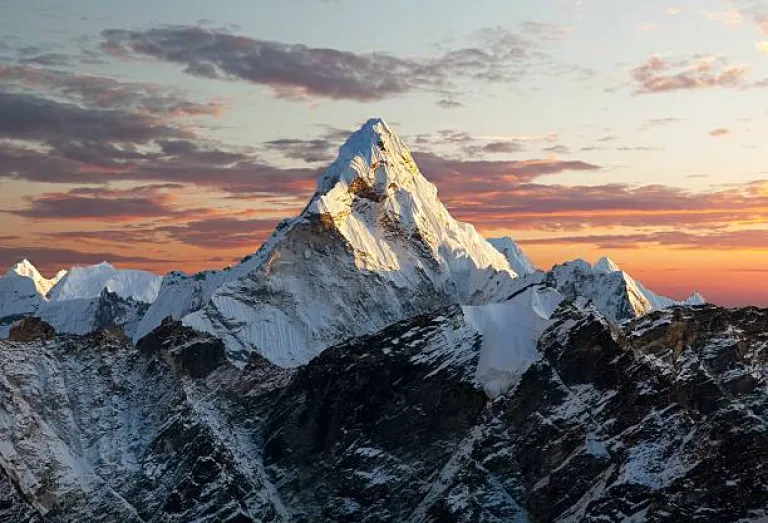 Evening view of Ama Dablam