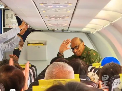 image for article Singapore President Tharman Takes Scoot Budget Flight from Ipoh to Singapore