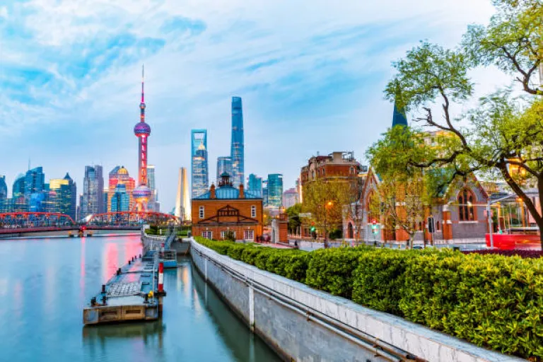 The Bund at Sunset, Shanghai