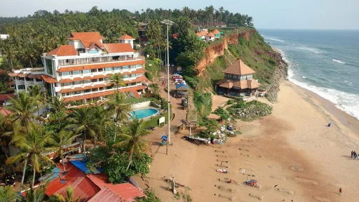 image for article 5 Cliffside Hotels in Varkala with Ocean Views Under ₹6000