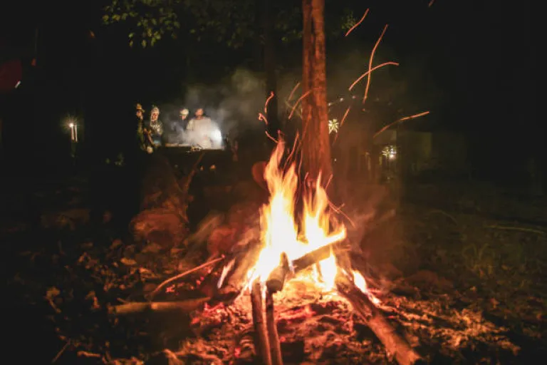 Bonfire night in Kasauli