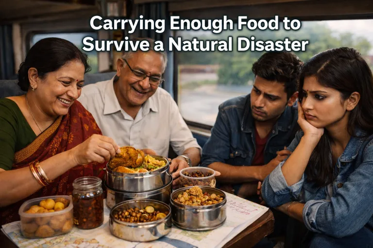 Carrying Enough Food to Survive a Natural Disaster