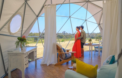 image for article 10 Unusual Accommodation Options in Western Australia from Houseboats and Trains to Five-star Tents
