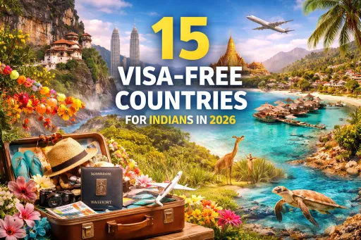 image for article 15 Visa-Free Countries for Indians in 2026