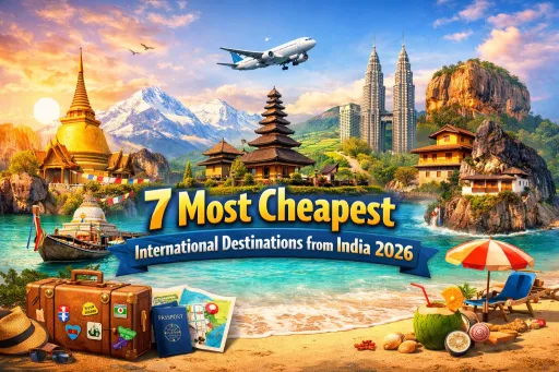 image for article 7 Most Cheapest International Destinations from India 2026