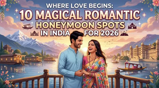 image for article Where Love Begins: 10 Magical Romantic Honeymoon Spots in India for 2026