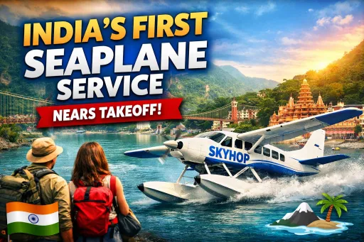 image for article India’s First Seaplane Service Nears Takeoff After Successful Rishikesh Test