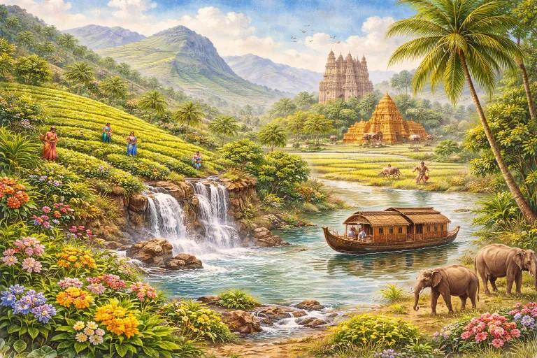 South Indian beauty, nature and landscape