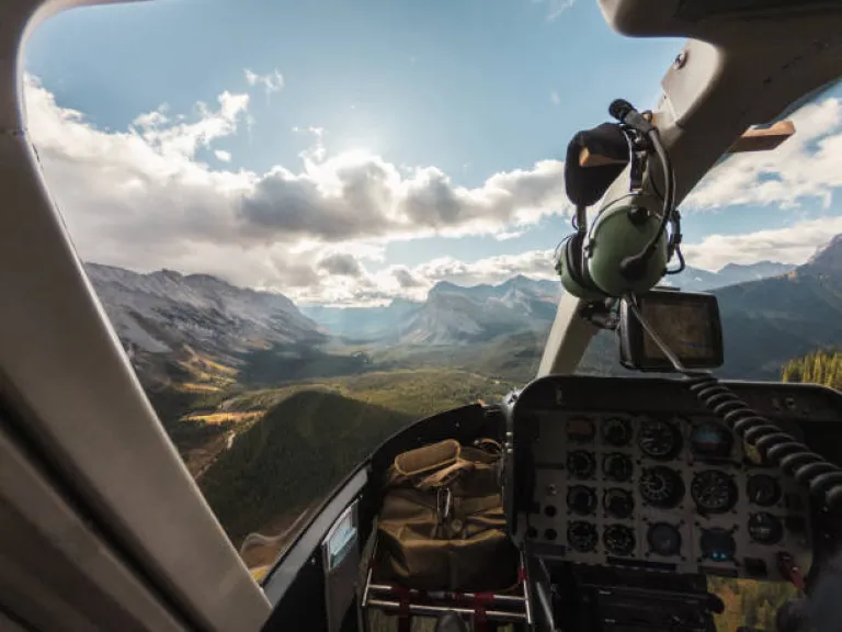 The experience of helicopter travel The experience of helicopter travel