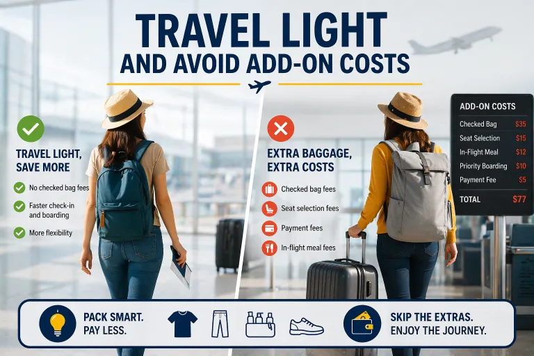 Travel Light and Avoid Add-On Costs