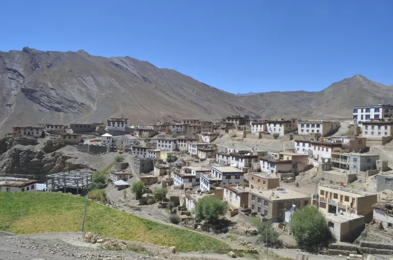 Traditional houses of Kibber, Himachal Pradesh