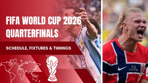 image for article FIFA World Cup 2026 Quarterfinals: Full Schedule, Fixtures, Match Timings, Venues, and Everything You Need to Know