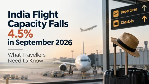 image for article India Flight Capacity Falls 4.5% in September 2026: What Travellers Need to Know