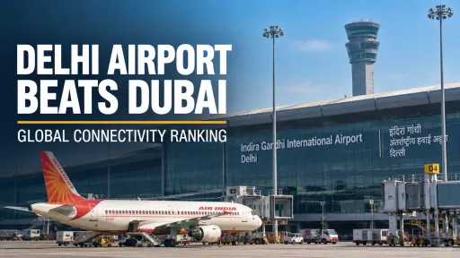 image for article Delhi Airport Beats Dubai in Global Connectivity: What Indian Travellers Should Know