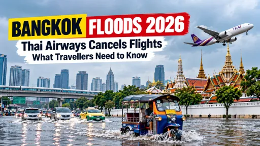 image for article Bangkok Floods 2026: Thai Airways Cancels Flights as Airport Disruptions Continue