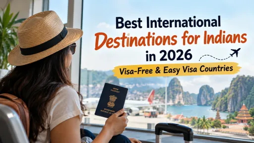 image for article Best International Destinations for Indians in 2026: Visa-Free & Easy Visa Countries