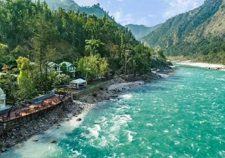 The Ganges near Singtali village in the Byasi region of Uttarakhand.