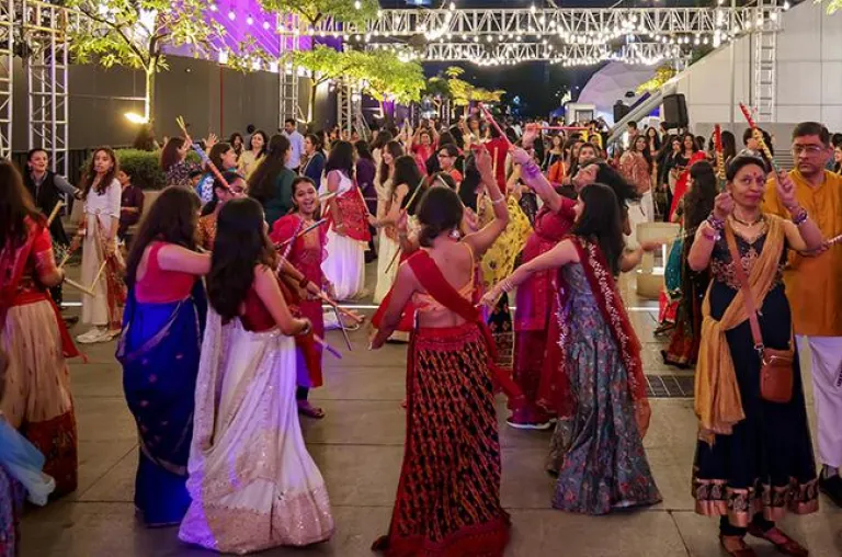 Dandiya Night at Orion Mall, Brigade Gateway