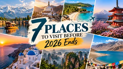 image for article 7 Best Places to Visit Before 2026 Ends | Year-End Trips
