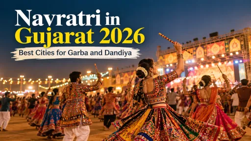 image for article Navratri in Gujarat 2026: Best Cities for Garba and Dandiya