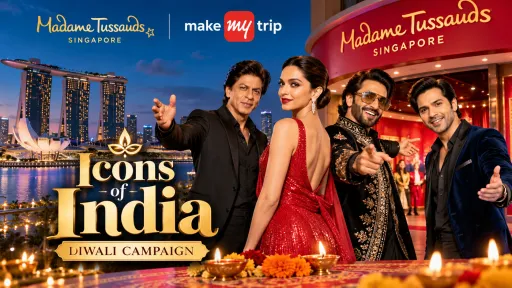 image for article Madame Tussauds Singapore Launches Icons of India Diwali Campaign