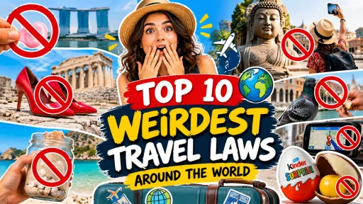 image for article Top 10 Weirdest Travel Laws Around the World Tourists Should Know