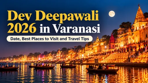 image for article Dev Deepawali in Varanasi 2026 – Dates, Ganga Aarti and Travel Guide