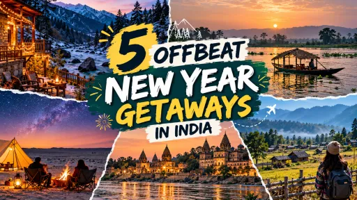 image for article 5 Offbeat Places to Spend Your New Year in India: Escape the Crowds and Welcome 2027 Differently