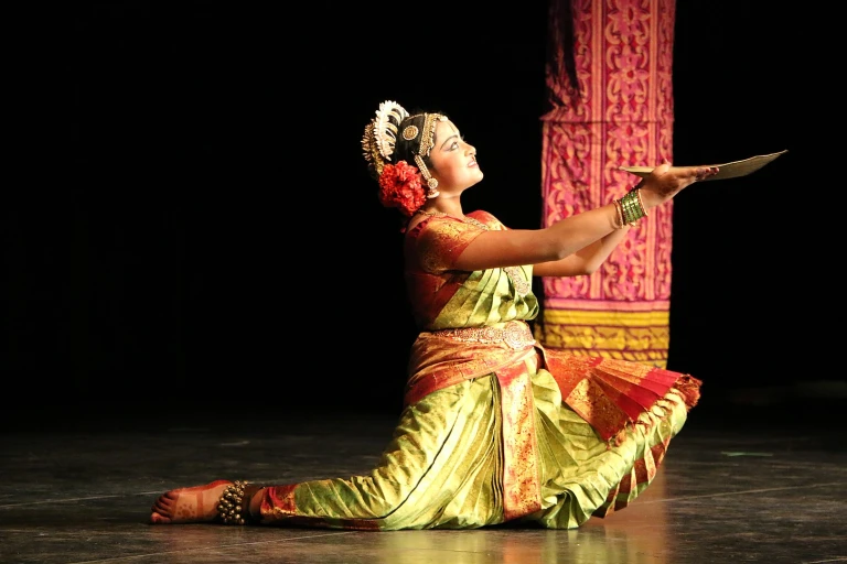 Kuchipudi dancer