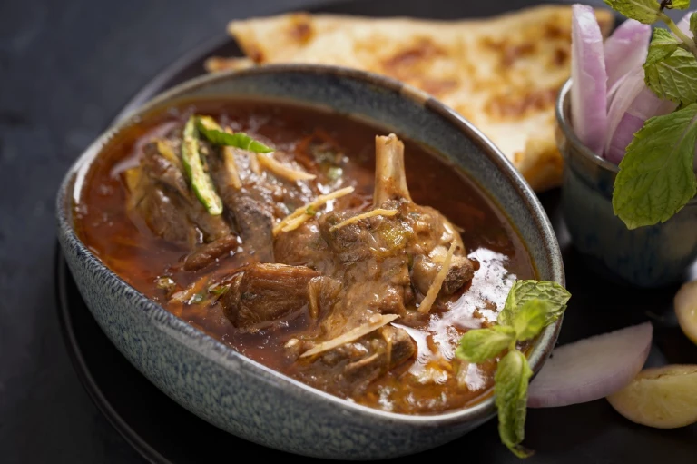 Delight in Nihari - a flavorful meat stew!