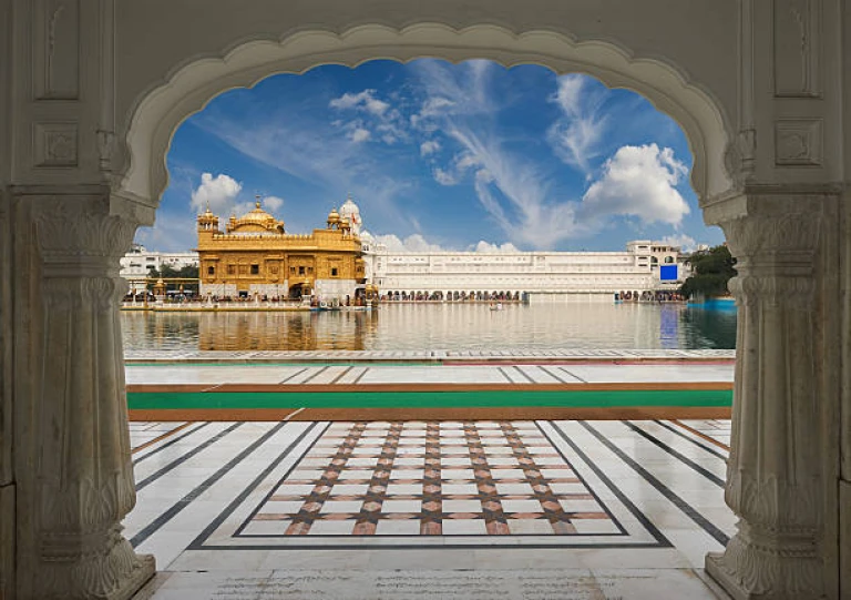 Famous indian landmark - Sikh gurdwara Golden Temple
