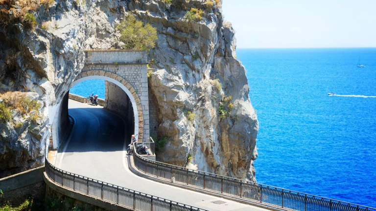 Road of Amalfi Coast, Italy