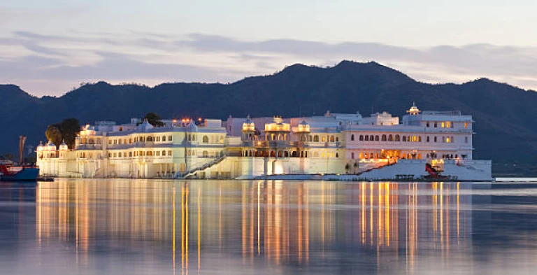 Sail into serenity at Lake Palace, where dreams float on the shimmering waters and luxury embraces every moment.