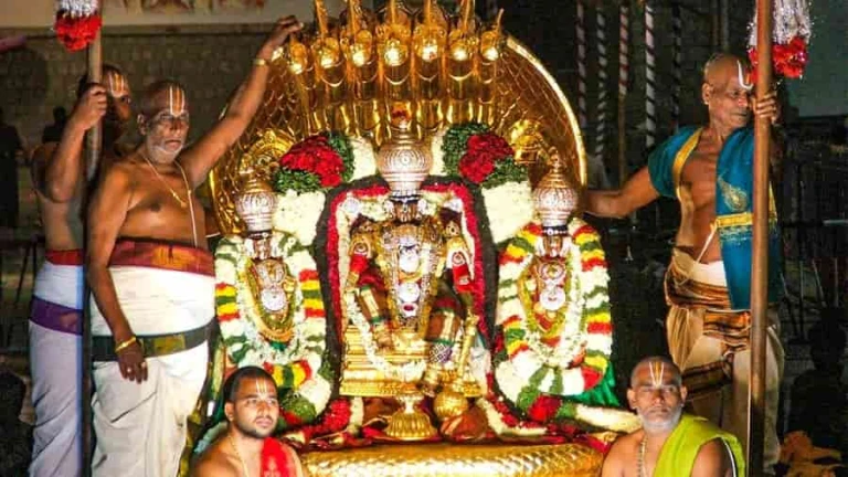 Experience divine connection: Darshan at Sri Venkateswara Temple.