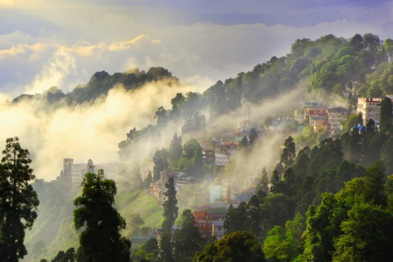 Darjeeling, West Bengal in monsoon