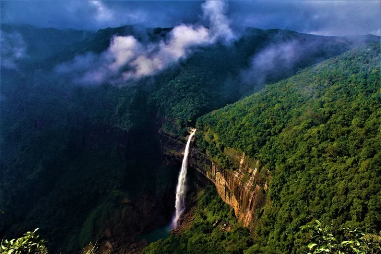 Cherrapunji, Meghalaya in monsoon