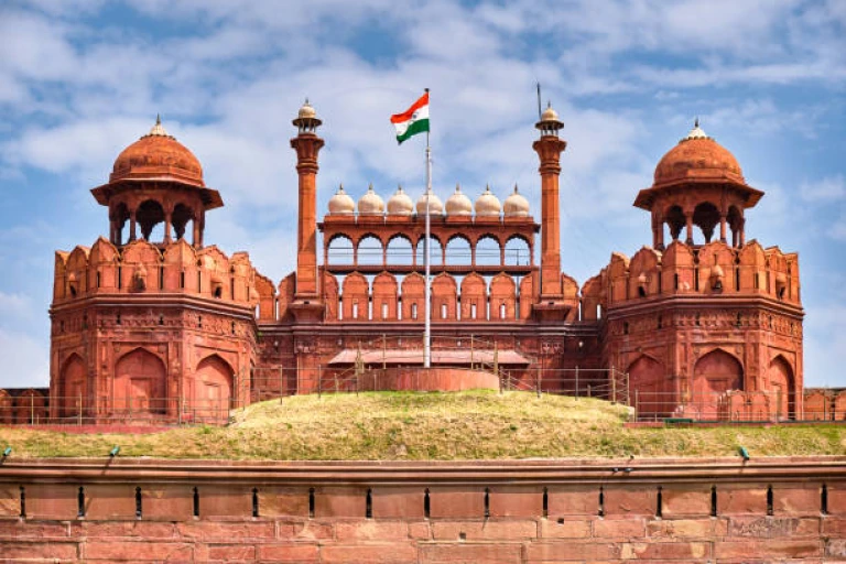 Lahori Gate, main entrance to the Red Fort in New Delhi, India