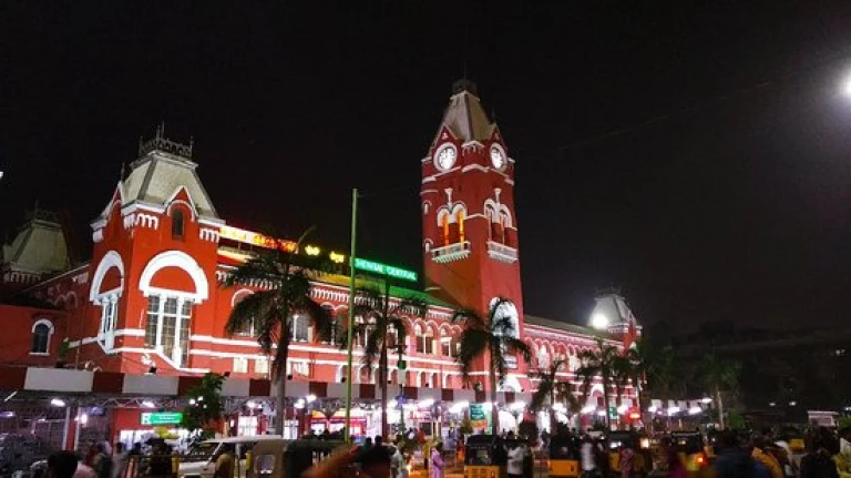 Visit the Chennai Central Railway Station