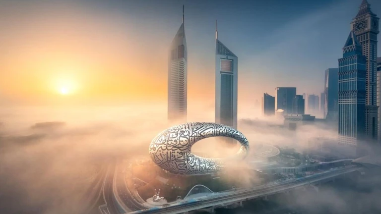 Dubai during early summer morning