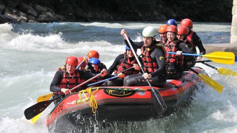 white-water rafting on the Ganges River