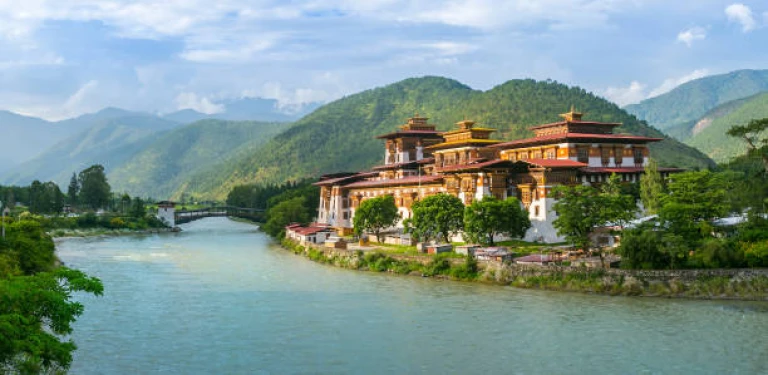 Punakha Dzong Monastery, Punakha, Bhutan