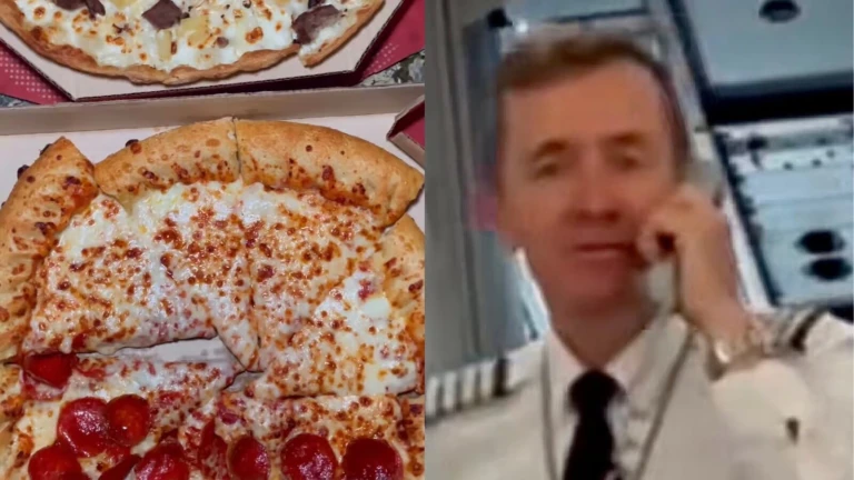 Flight delayed as pilot fetches pizza 