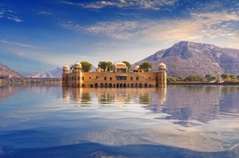 Jal Mahal, a famous water palace of Jaipur, India