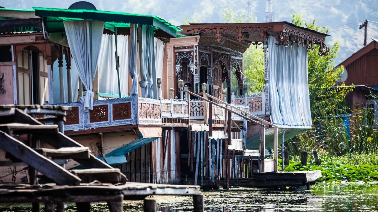 Houseboats in Kashmir