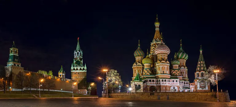 Red Square at the evening, Moscow, Russia