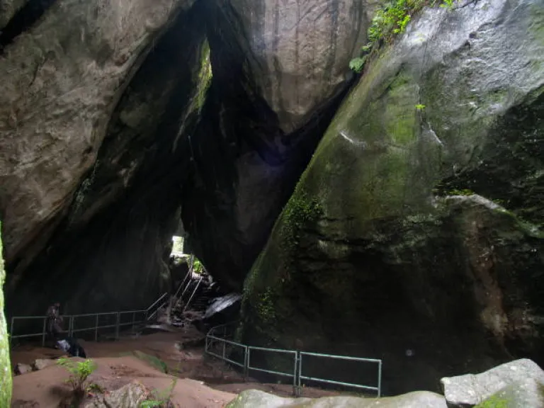 Edakkal Caves Ambukutty Mala, Batheri, Kerala, India.